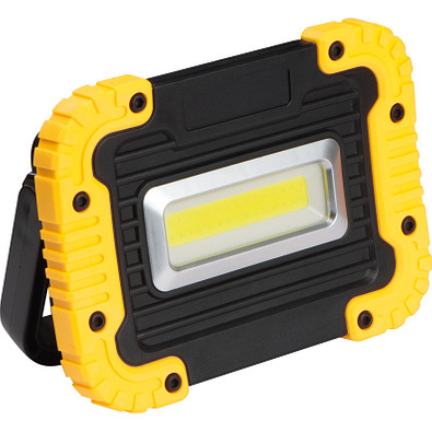 COB-Baulampe, gelb