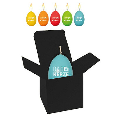 ColorBox LogoEi Kerze - Schwarz