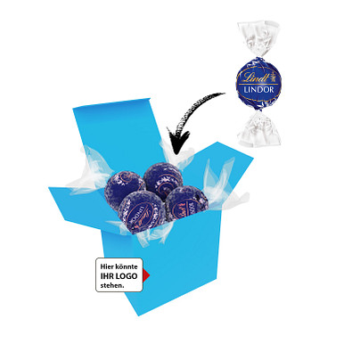 Color Lindor Box - Hellblau - Feinherb