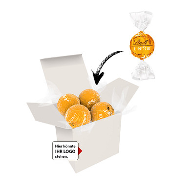Color Lindor Box - Weiß - Karamell