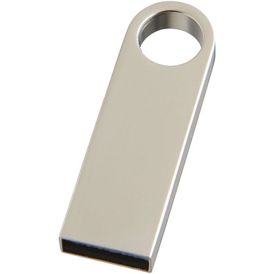 Compact USB-Stick, silber, 2GB