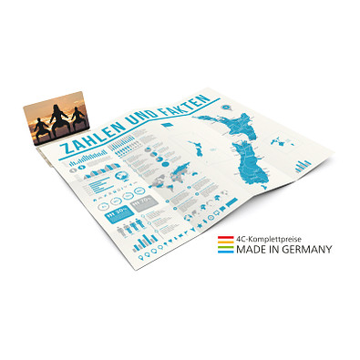 Geiger-Notes Concept-Card Faltplan Large Recycling-Inhaltspapier 40, inkl. Druck
