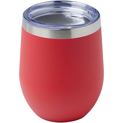 Corzo 350 ml RCS-zertifizierter Kupfer-Vakuum Isolierbecher aus recyceltem Edelstahl, rot