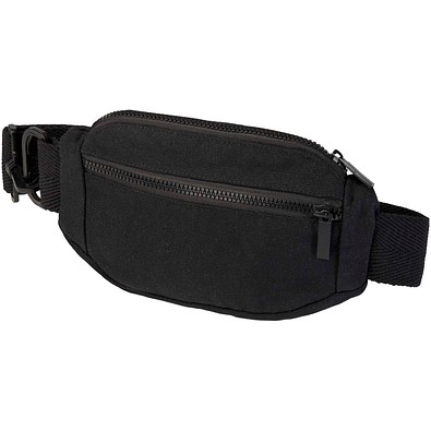 Crescent 500 g/m² Aware™ recycelte Umhängetasche, schwarz