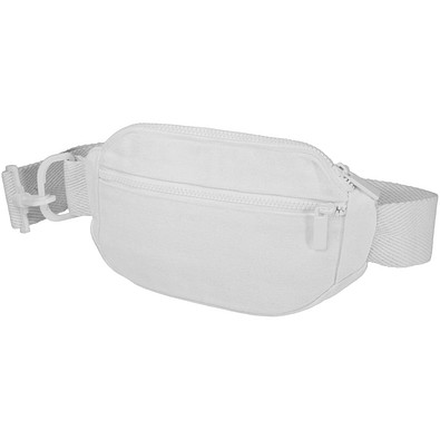 Crescent 500 g/m² Aware™ recycelte Umhängetasche, weiss