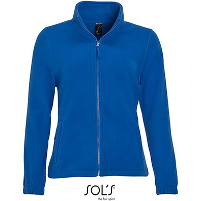 Damen Fleecejacke North, XL, Royal Blue 241