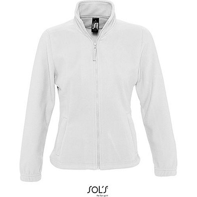 Damen Fleecejacke North, XXL, White