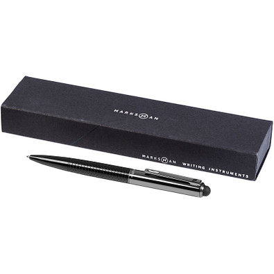 Dash Stylus-Drehkugelschreiber, schwarze Mine, schwarz
