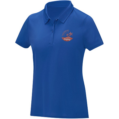 Deimos Poloshirt cool fit mit Kurzärmeln für Damen, blau, 3XL