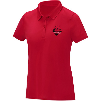 Deimos Poloshirt cool fit mit Kurzärmeln für Damen, rot, L