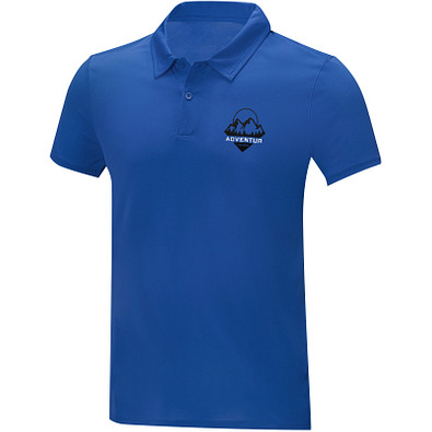 Deimos Poloshirt cool fit mit Kurzärmeln für Herren, blau, M