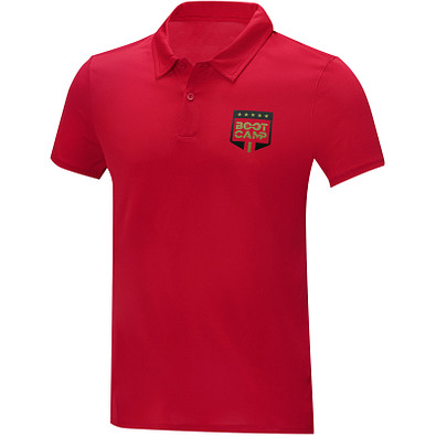 Deimos Poloshirt cool fit mit Kurzärmeln für Herren, rot, M