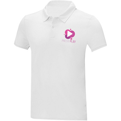 Deimos Poloshirt cool fit mit Kurzärmeln für Herren, weiß, M