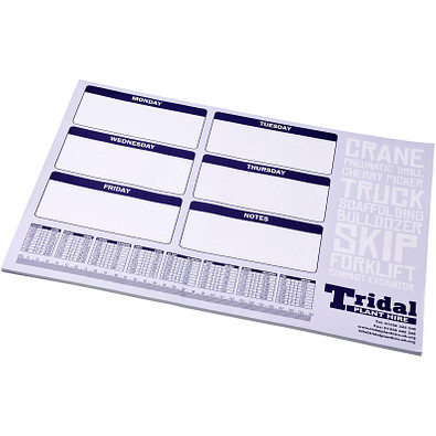 Desk-Mate® A2 Notizblock, 50 Blatt, weiß
