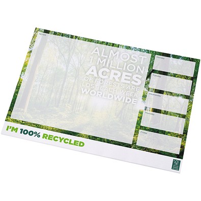 Desk-Mate® A3 recycelter Notizblock, weiss, 50 pages