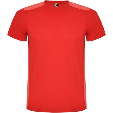 Detroit T-Shirt Unisex aus recyceltem Material, rot, L