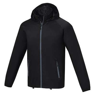 Dinlas leichte Jacke für Herren, schwarz, 3XL