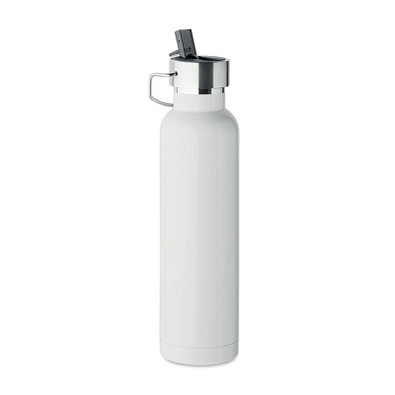 Doppelwandige Flasche 660 ml RIFLOW, Weiß