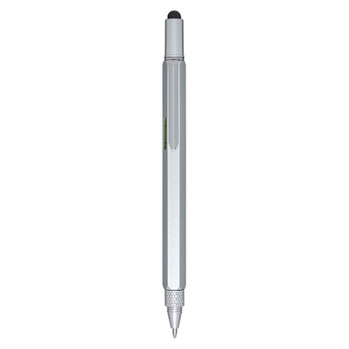 Dora Multifunktionsstift aus Aluminium, silber