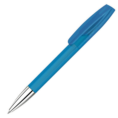 uma® Kugelschreiber Coral, blaue Mine, hellblau