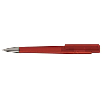 uma® Druckkugelschreiber Recycled PET Pen Pro frozen SI, rot