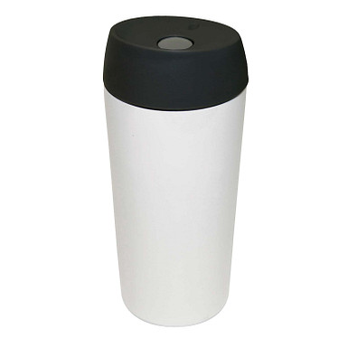 Edelstahl-Isolierbecher Style, 350 ml, weiß glänzend