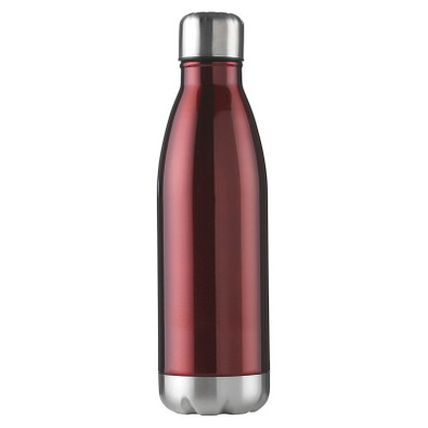 Edelstahl-Trinkflasche Design, 500 ml, rot Edelstahl-Trinkflasche Design, 500 ml, rot