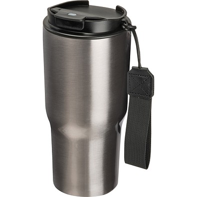 Edelstahltrinkbecher, 550ml, silbergrau