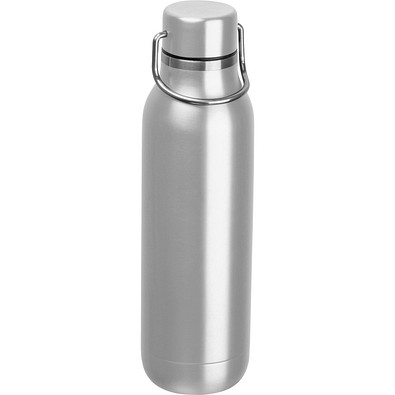 Edelstahltrinkflasche Borgholm,silbergrau