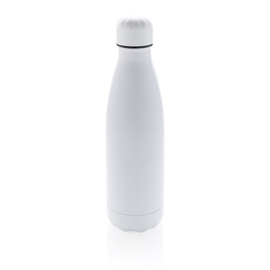 Einfarbige Vakuumisolierte Stainless Steel Flasche, weiß