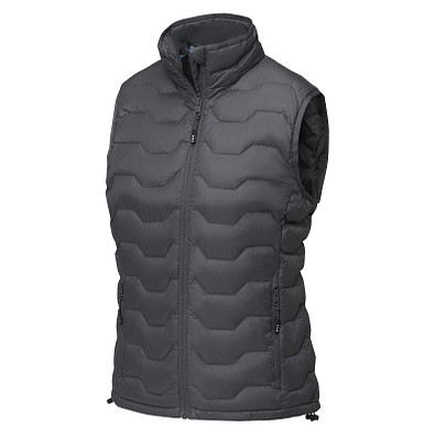 Epidote GRS isolierter Daunen-Bodywarmer für Damen aus recyceltem Material, storm grey, XS