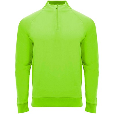 Epiro Half-Zip Sweatshirt für Kinder, Fluor Green, 14