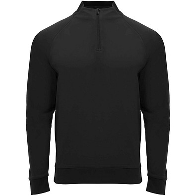 Epiro Half-Zip Sweatshirt für Kinder, schwarz, 14
