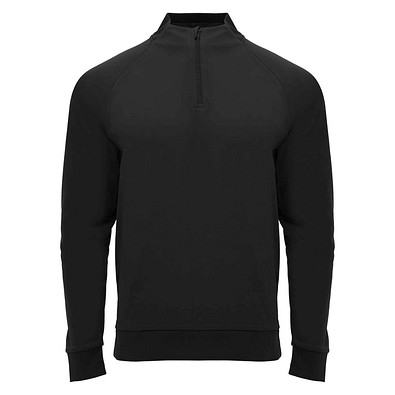 Epiro Half-Zip Sweatshirt Unisex, schwarz, M