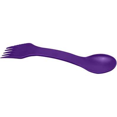 Epsy 3-in-1 Löffel, Gabel und Messer, lila
