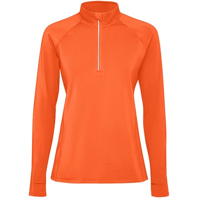 Estambul Half-Zip Sweatshirt für Damen, Fire orange, XL