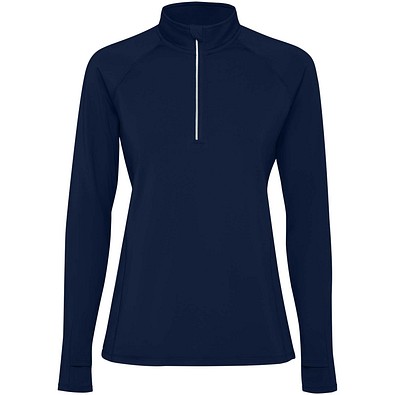 Estambul Half-Zip Sweatshirt für Damen, Navy Blue, XL