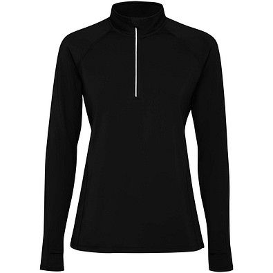 Estambul Half-Zip Sweatshirt für Damen, schwarz, XL