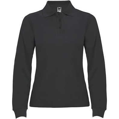 Estrella Langarm Poloshirt für Damen, Dark Lead, XL