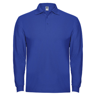 Estrella Langarm Poloshirt für Herren, Royal, S
