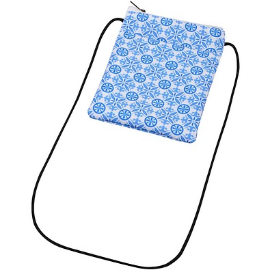 Etta RPET Sublimation Handytasche, schwarz