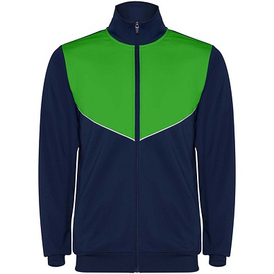 Evans Trainingsanzug für Kinder, Navy Blue/farngrün, 6