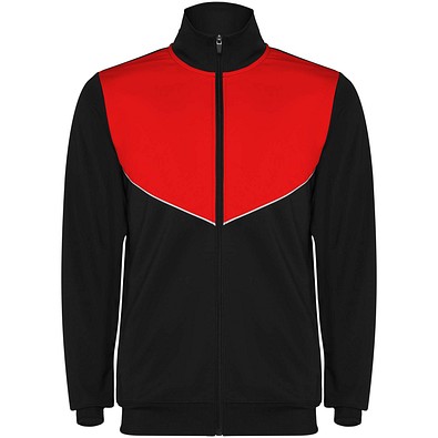 Evans Trainingsanzug für Kinder, schwarz/rot, 4