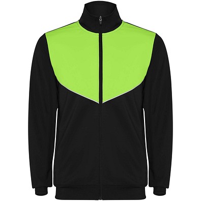 Evans Trainingsanzug Unisex, schwarz/limone, L