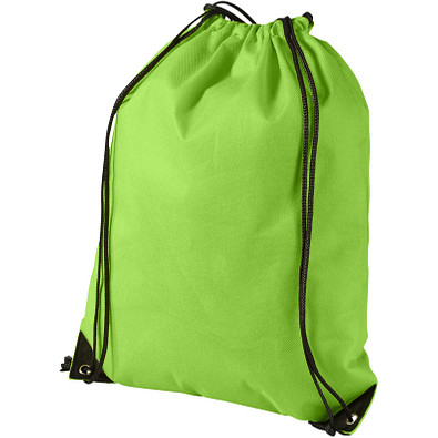 Evergreen Premium Non Woven Sportbeutel, apfelgrün