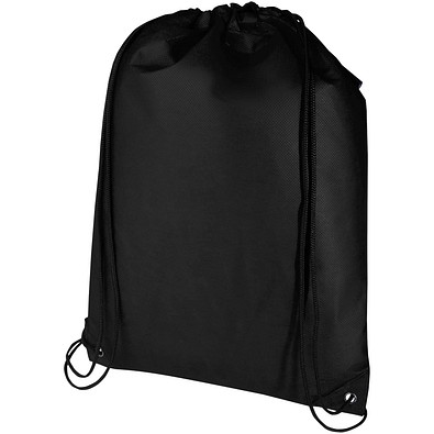 Evergreen Sportbeutel aus recyceltem GRS Non Woven 5 L, schwarz