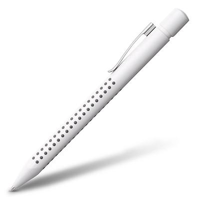 FABER-CASTELL Kugelschreiber Grip 2010, weiß FABER-CASTELL Kugelschreiber Grip 2010, weiß