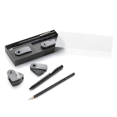 FABER-CASTELL Schreibgeräte Mix-Set, schwarz FABER-CASTELL Schreibgeräte Mix-Set, schwarz
