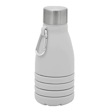 Faltbare Trinkflasche BIG GETS SMALL,grau