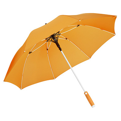 FARE® Automatik-Stockschirm Whiteline, orange